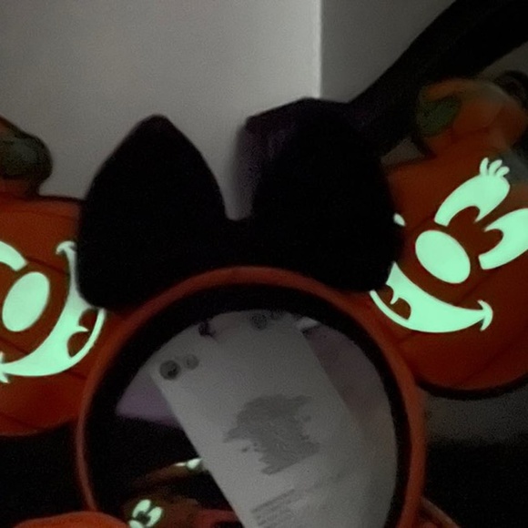 Mickey Jack o\' Lantern Pumpkin Backpack Wallet Ears Set main image 7